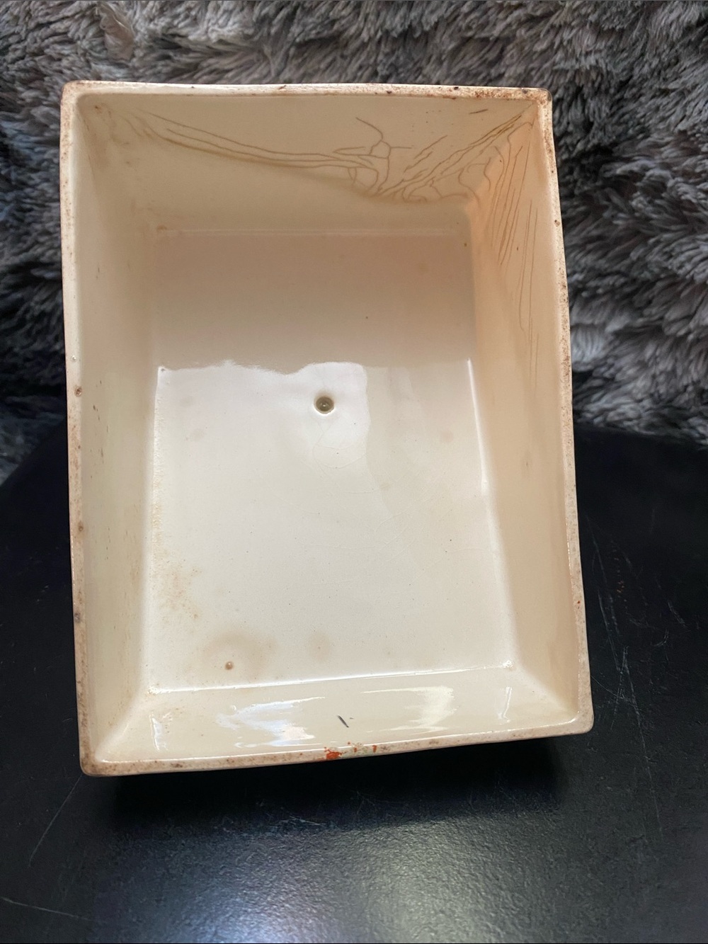 Vintage Ceramic Sloped  Cheese/Butter Dish. - Picture 11 of 16